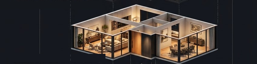 4. Interior Living Space layer of the house