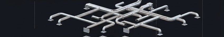 2. HVAC Ductwork Network layer of the house
